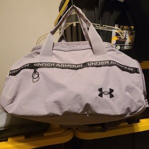 Under Armour Womens Signature Light Lavender Duffle Bag
